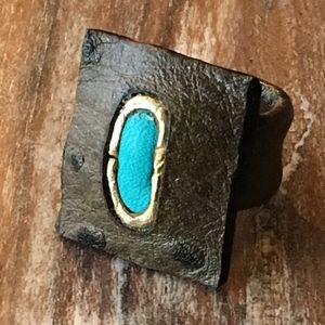 Leather, rings, handcrafted, jewelry, 1of a kind
